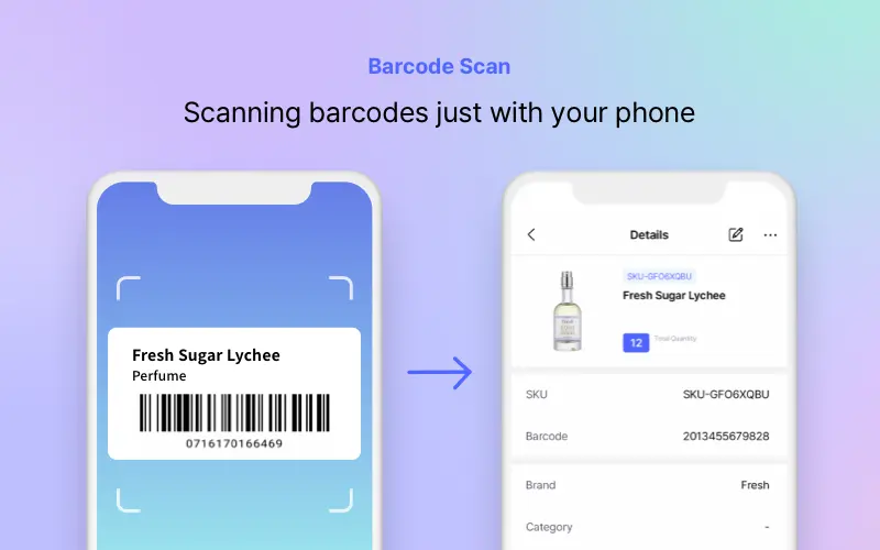 Barcode scan feature BoxHero - Inventory Management Tool