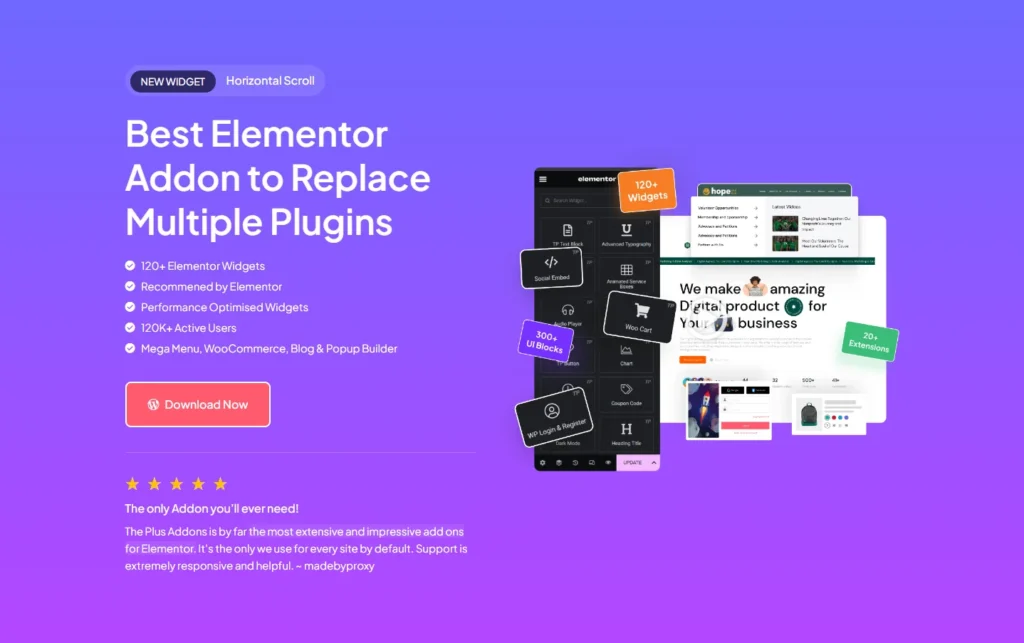 Best Elementor addons feature image for blog