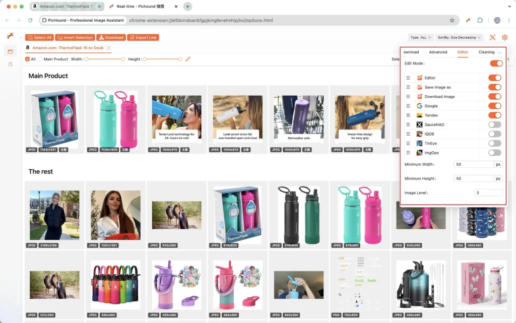 PicHound - Photo Manager Plugin Layout Options