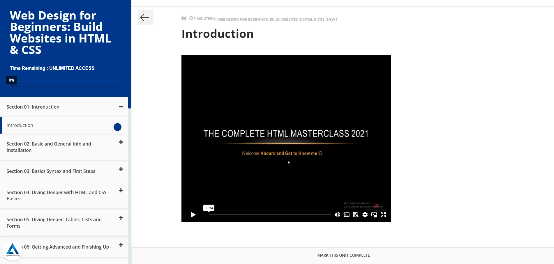 Web Design Course For Beginners UI