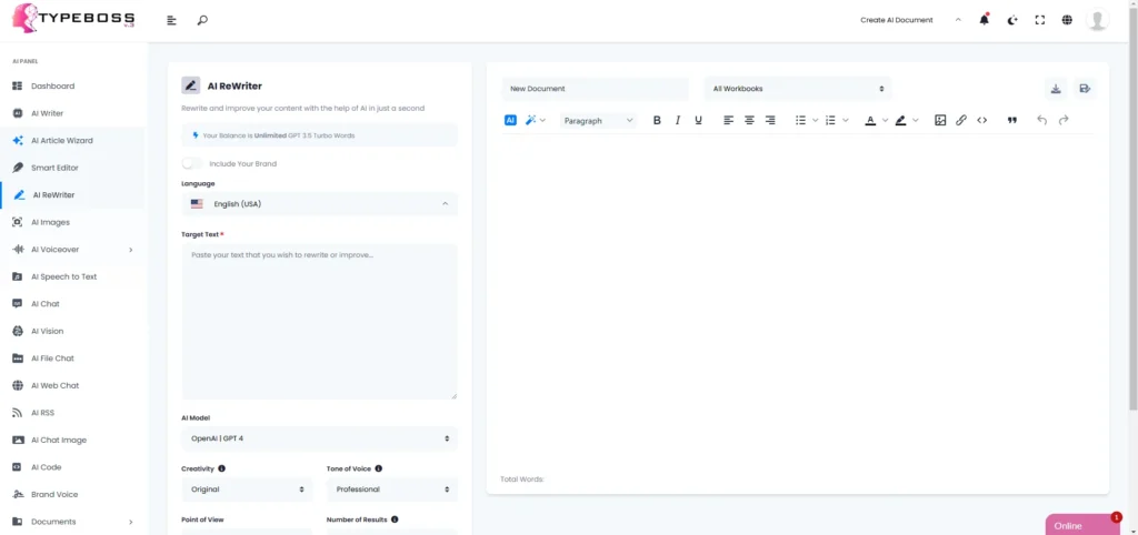 AI Rewriter Preview Image