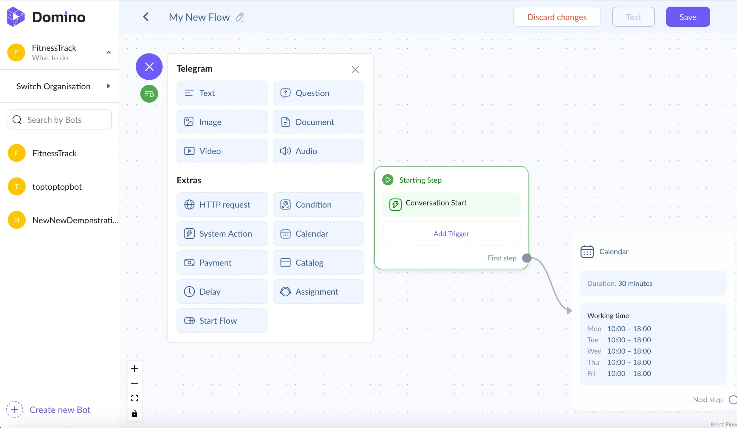 Domino-CRM-How-scenarios-are-built-and-blocks-are-added