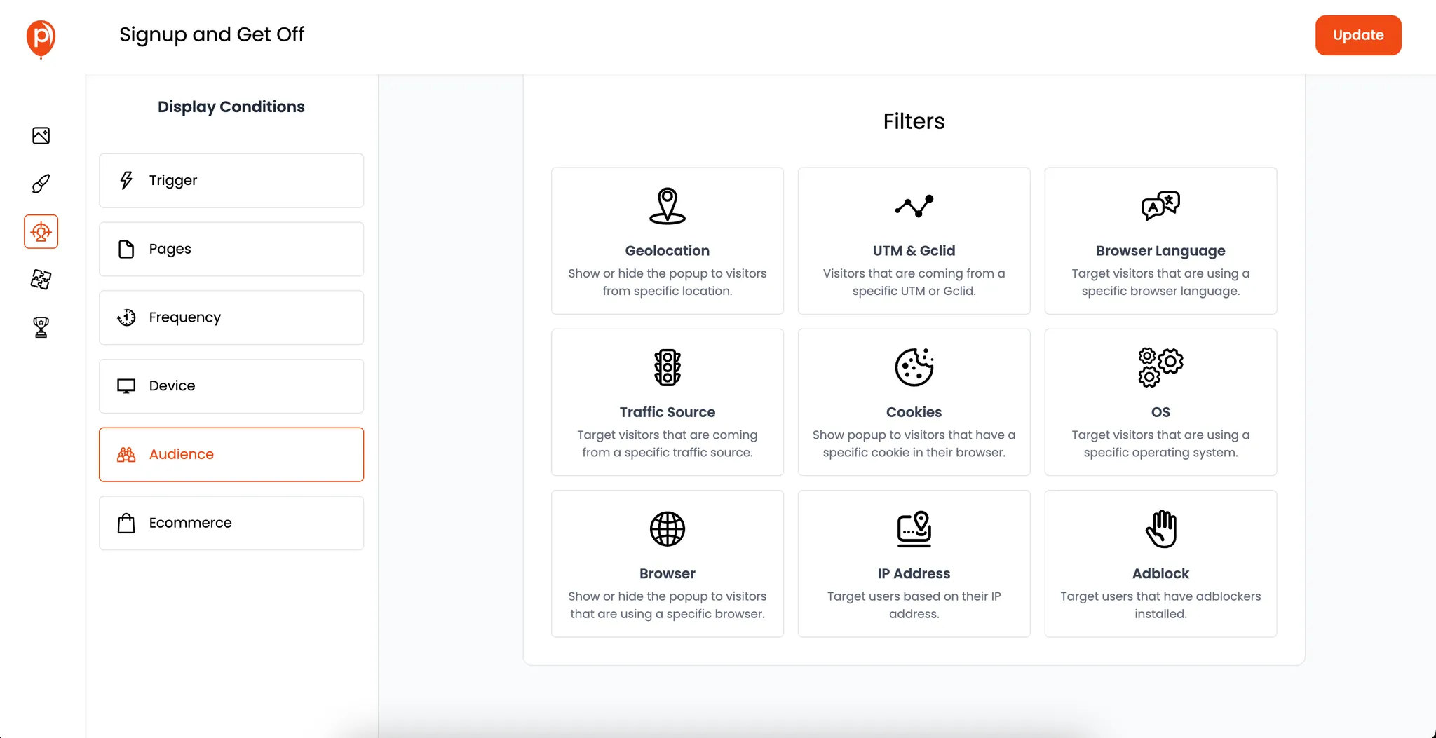 Poper - Popup Generator Audience Filter Feature