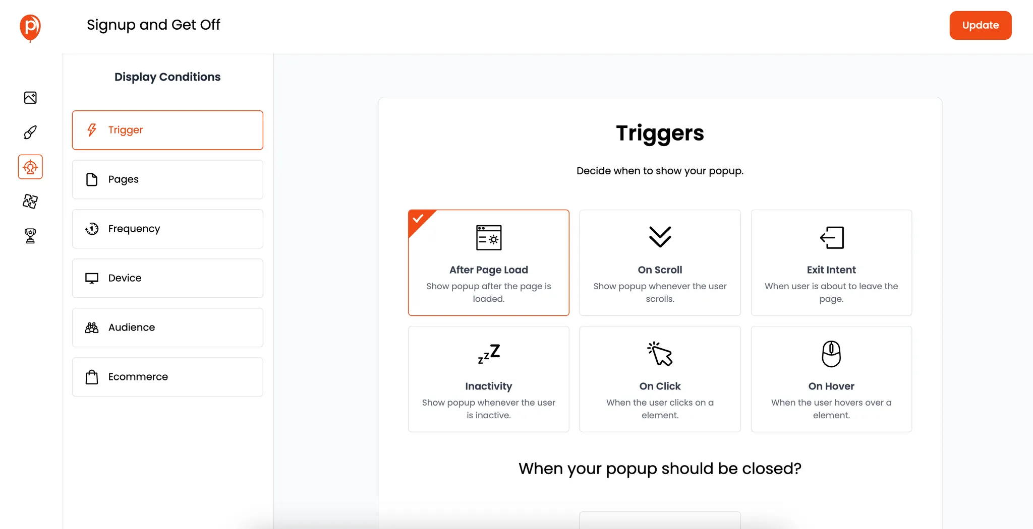 Poper Trigger Feature