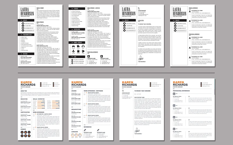 editable resume templates