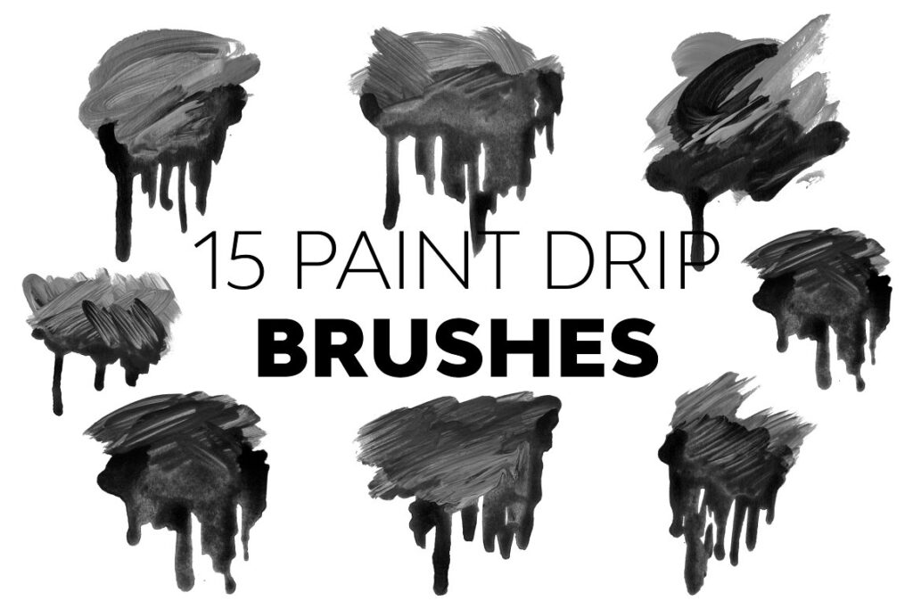 paint drip ps brush