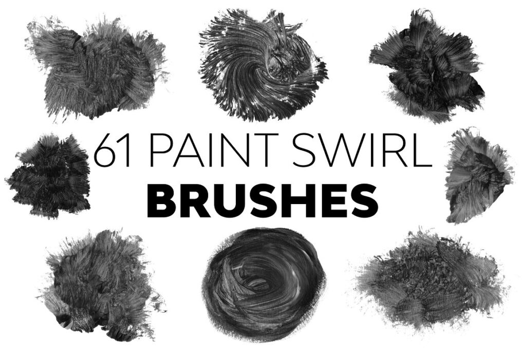 paint swirl photoshop texture brushes