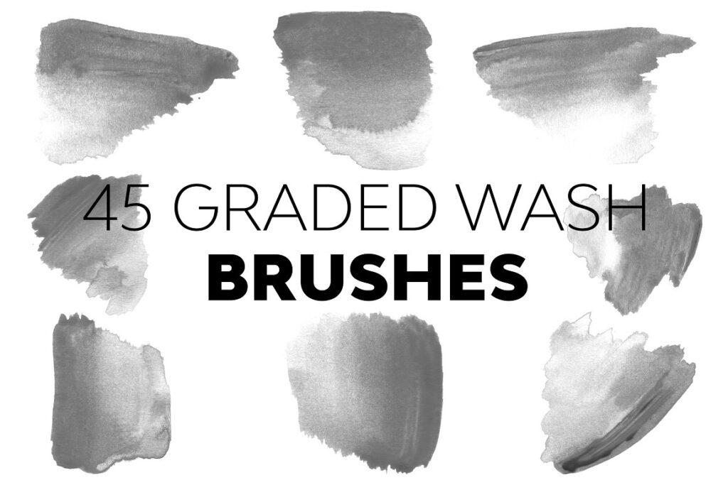 graded wash ps brush