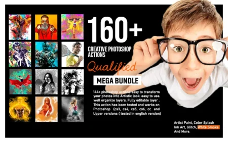 Creative Photoshop Actions Bundle Feature Image