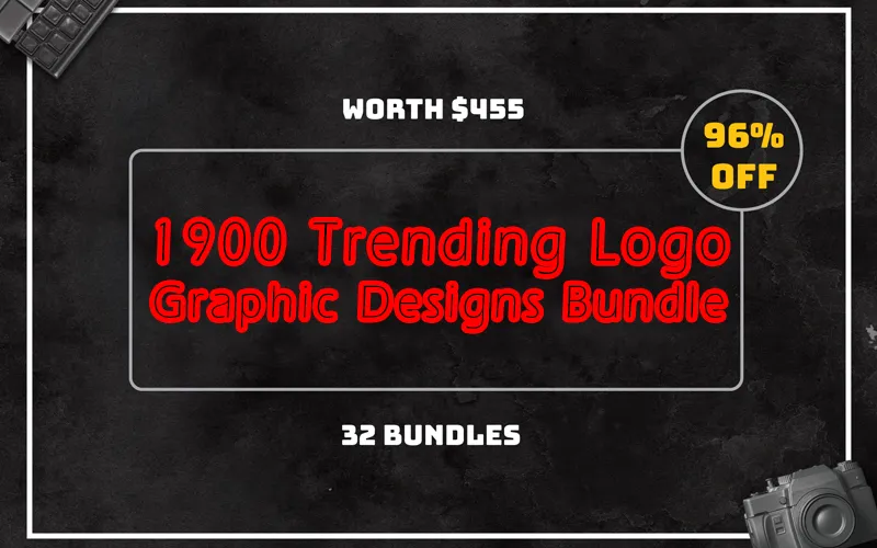 1900 Trending Logo Graphic Designs Bundle