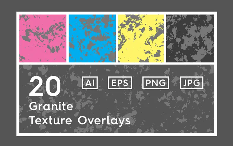 granite textures vector