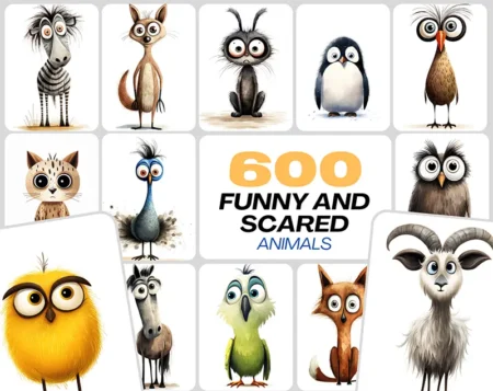 600 funny scared animals feature image