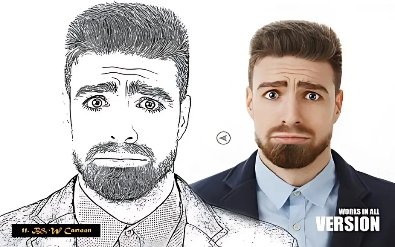 cartoon photoshop effect, psd cartoon effect