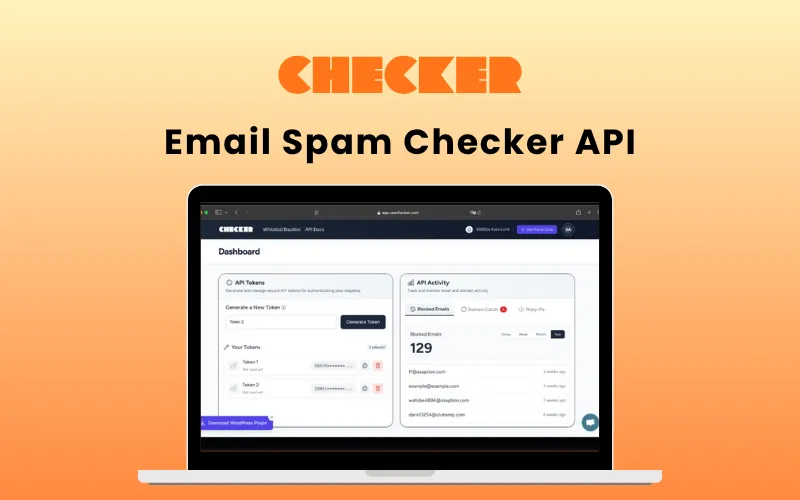 Checker - Email Spam Checker API Lifetime Deal Feature Image