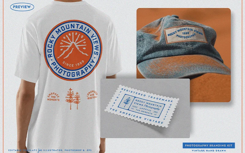 A photography t-shirt design included in the bundle printed on a white t-shirt