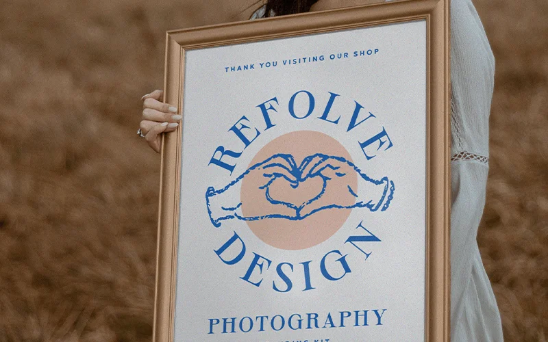 Templates included in the bundle used to design a wedding photo frame