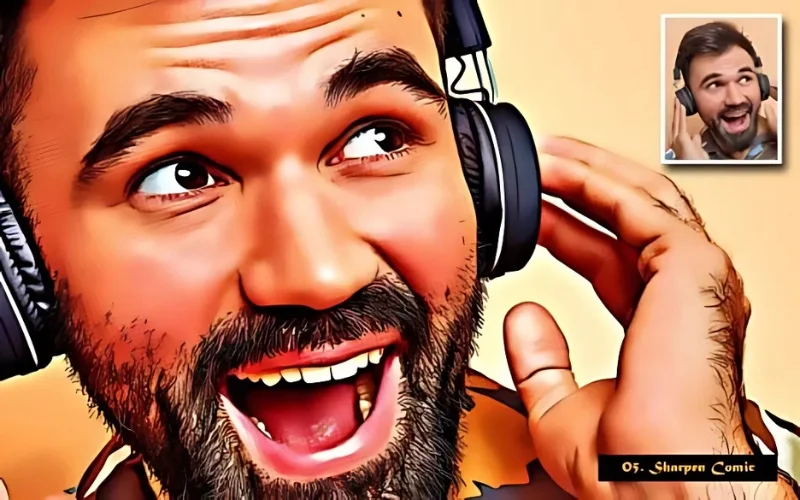 comic photoshop action, cartoon photoshop effect