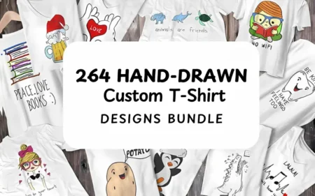 Unique Tshirt design bundle feature image