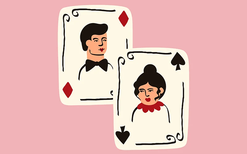 a preview of couple cards design