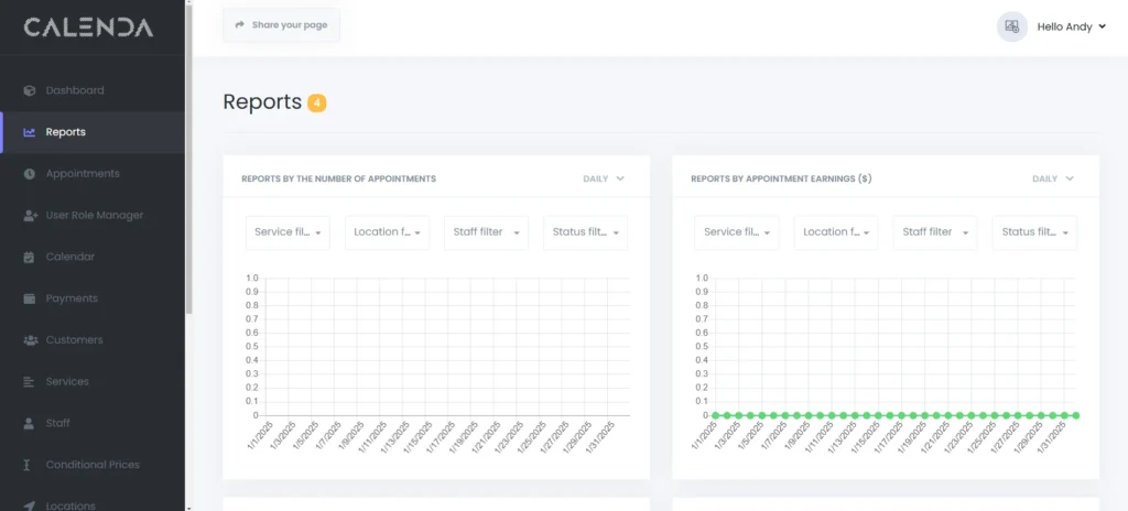 Calenda's Reports Preview