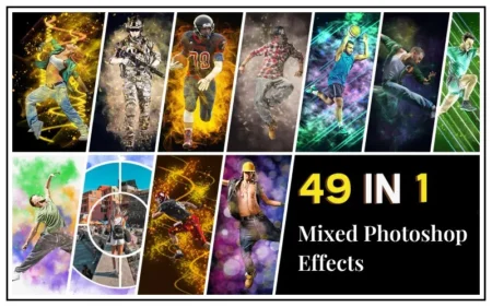 mixed photoshop effect image feature image