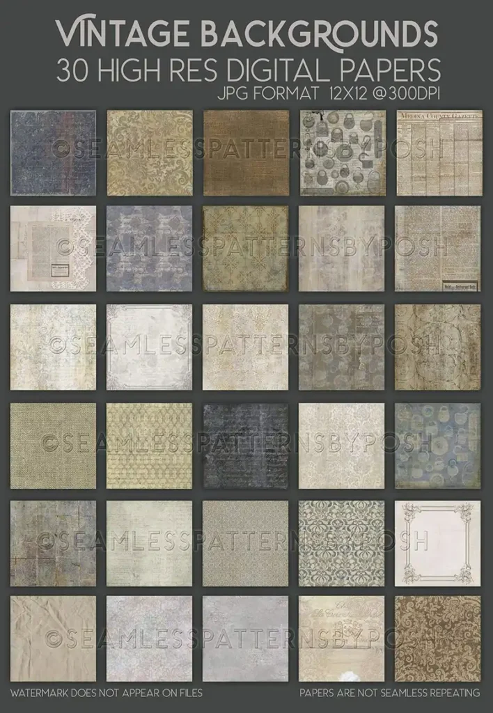 textile backgrounds, vintage textile patterns, ephemera designs