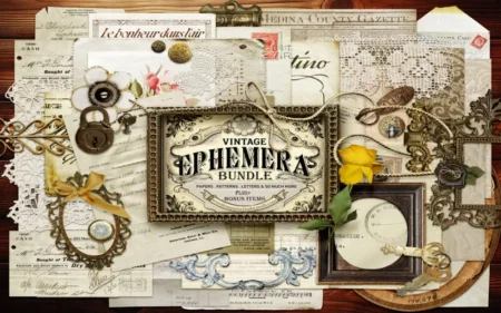 Vintage Ephemera Designs Feature Image