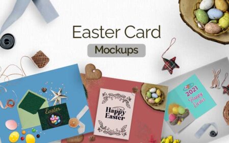 Free Easter Card Mockups Bundle Feature Image