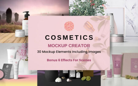 30 Cosmetics Mockups & Effects Bundle Feature Image