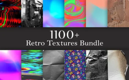 1100+ Retro Textures Bundle feature image