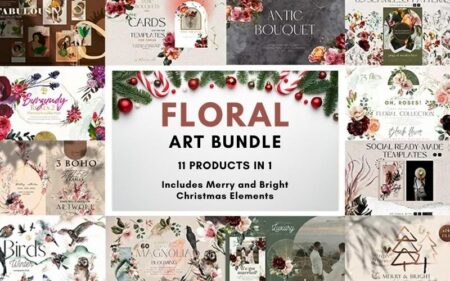 500+ Botanical Illustrations Bundle