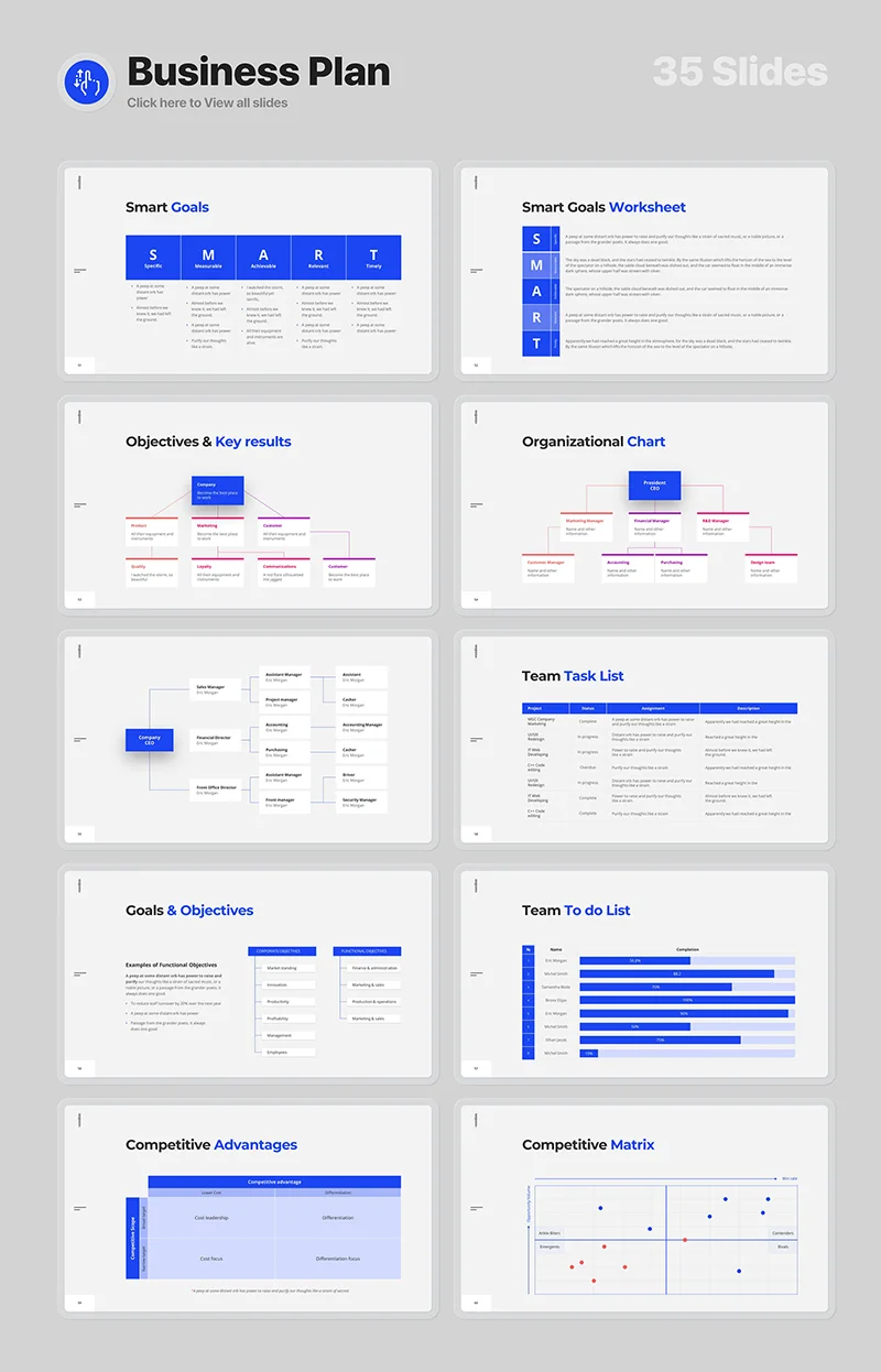 Business plan for powerpoint presentation templates 