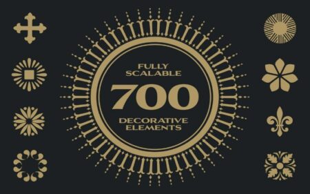 700+ Decorative Elements Bundle Feature Image