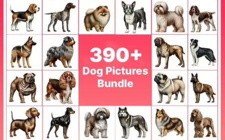 390+ Dog Pictures Bundle