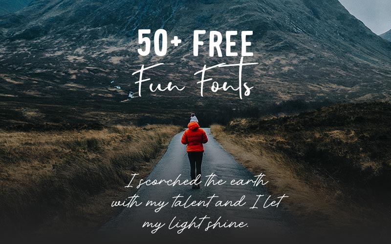 50 Free Fun Fonts