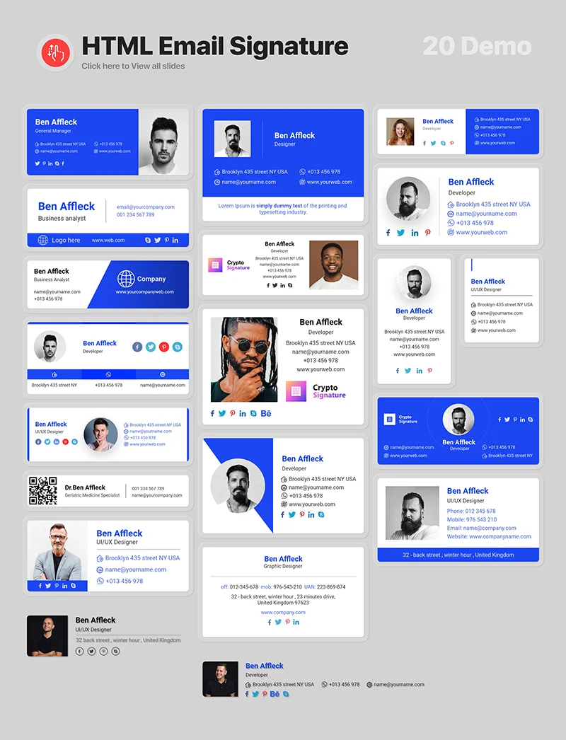 HTML Email signature