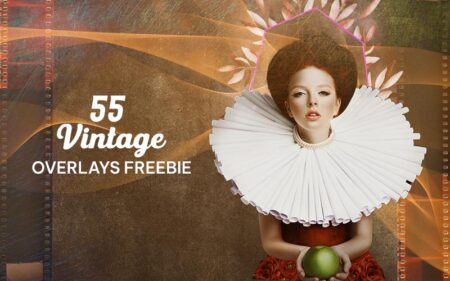 55 Free Vintage Overlays Feature Image
