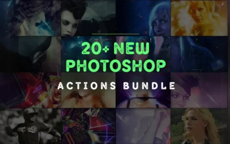 New Photoshop Actions Bundle Feature Image