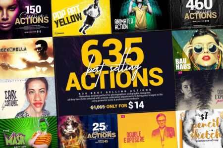 635 Best Selling PS Actions Bundle
