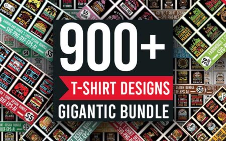 Trendy T-shirt Designs Bundle
