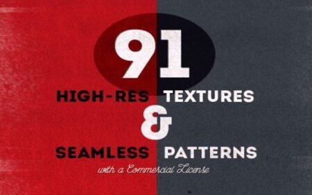 91 High Quality Graphic Design Texture & Pattern Bundle