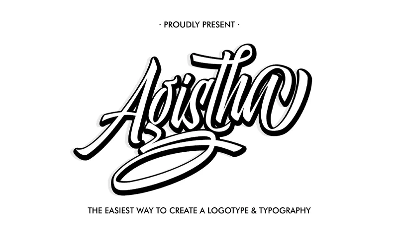 Agistha Font Preview
