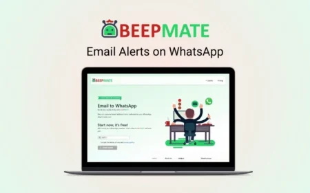 BeepMate - Email Alerts On WhatsApp Annual Deal Feature Image