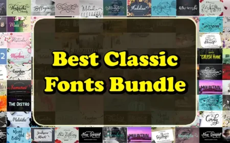 Best Classic Fonts Bundle Feature Image