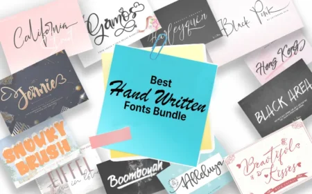100+ Best Hand Written Fonts Bundle