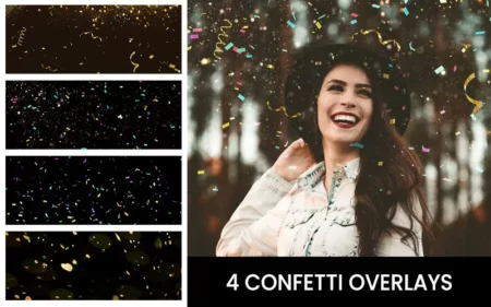 Confetti Photo Overlay Bundle