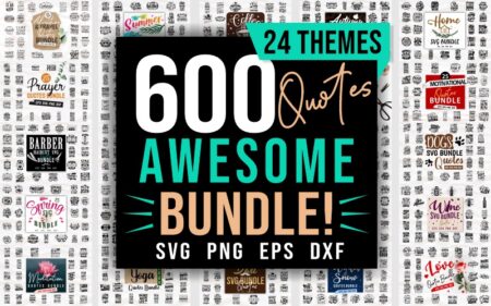 600 Quotes awesome bundle