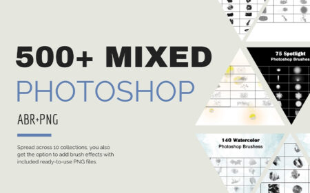 500+ mixed photoshop