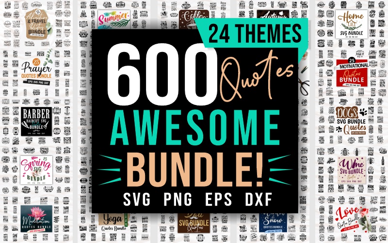 600 Quotes awesome bundle