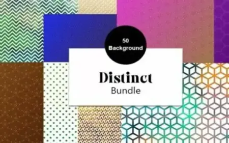 50 Abstract Gradient Backgrounds Bundle Feature Image
